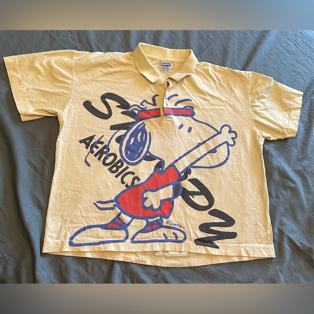 Vintage Snoopy Aerobic Shirt